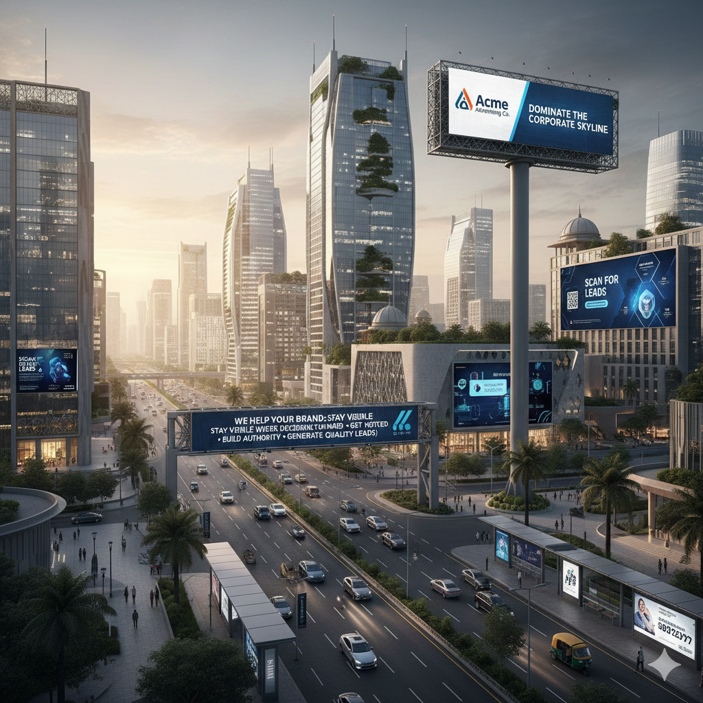 Book Corporate Area Hoardings with Acme Advertising Co.