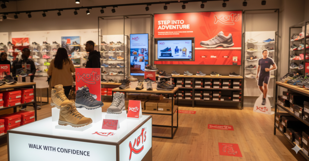 POSM Items for Footwear Brands: KATS Footwear In-Store Retail Displays