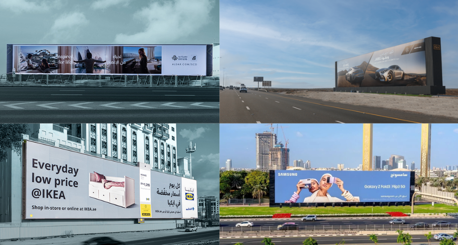 Hoarding Brand Advertising in Dubai, Sheikh Zayed Road, Abu Dhabi, and More, with Acme Advertising Co.