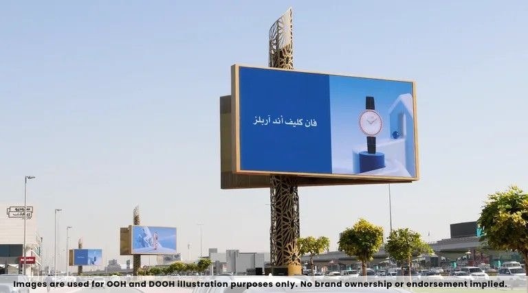 Buy Billboard Space on premium unipole advertising sites along high-traffic urban roads for maximum brand visibility