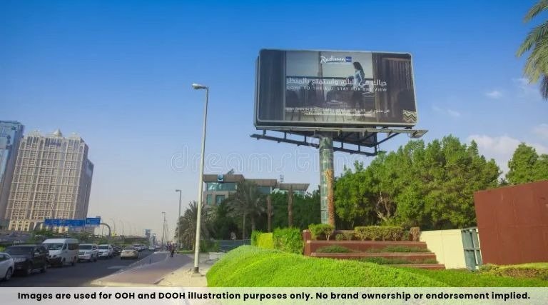 Buy Billboard Space on highway outdoor hoardings positioned near commercial districts and busy arterial roads