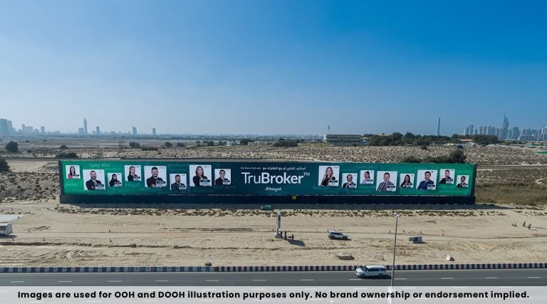 Buy Billboard Space on panoramic mega hoardings offering uninterrupted visibility across wide road stretches